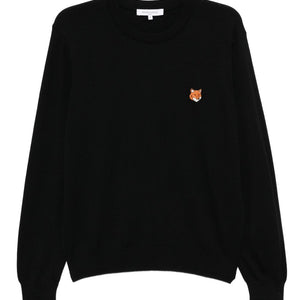 Maison Kitsuné Bold fox head patch sweater