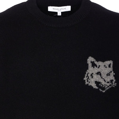Maison Kitsuné Sweater with fox embroidery