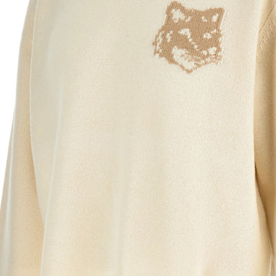 Maison Kitsuné Fox Head-intarsia sweater