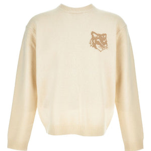 Maison Kitsuné Fox Head-intarsia sweater