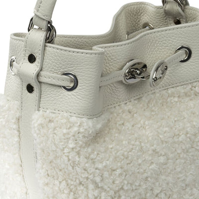 Zanellato Monda'® Small Bag In White Merinos Fabric