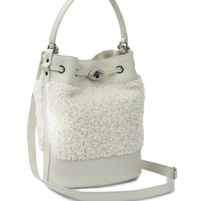 Zanellato Monda'® Small Bag In White Merinos Fabric