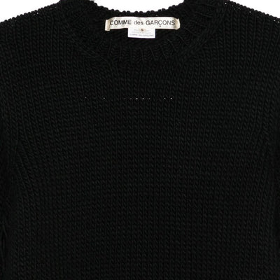Comme Des Garcons Comme Des GarÃ§ons Fringed Wool Top