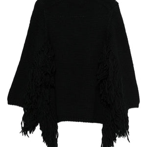 Comme Des Garcons Comme Des GarÃ§ons Fringed Wool Top