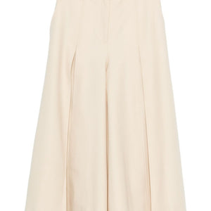 Zimmermann Belted Wide-Leg Wool Blend Trousers