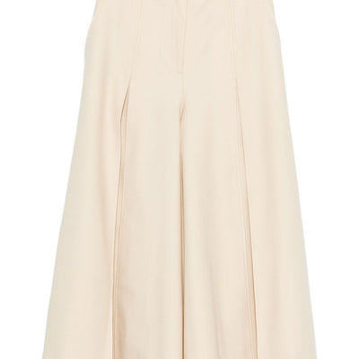 Zimmermann Belted Wide-Leg Wool Blend Trousers