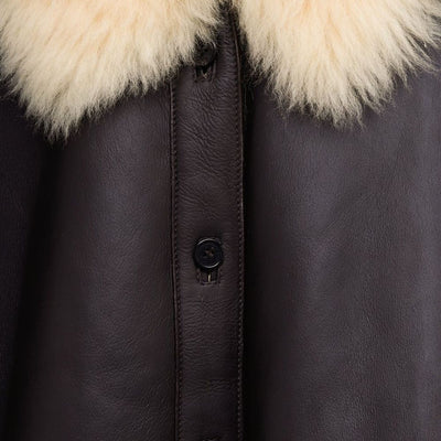 Acne Studios Leather shearling jacket