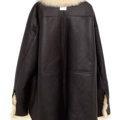 Acne Studios Leather shearling jacket