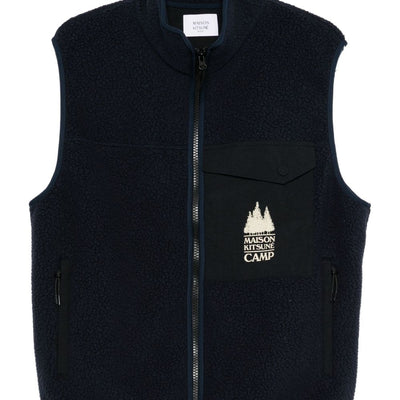 Maison Kitsuné Fleece zipped vest