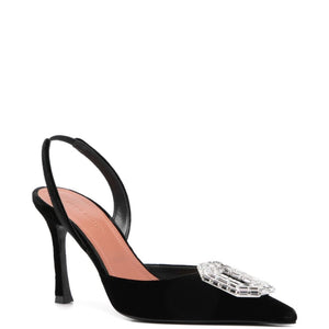 Amina Muaddi Camelia Sling 90