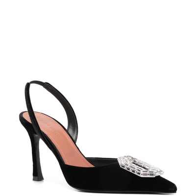 Amina Muaddi Camelia Sling 90