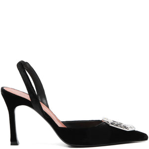Amina Muaddi Camelia Sling 90