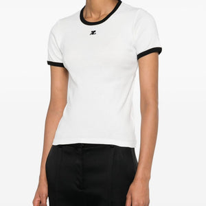 Courreges Pre Logo cotton t-shirt