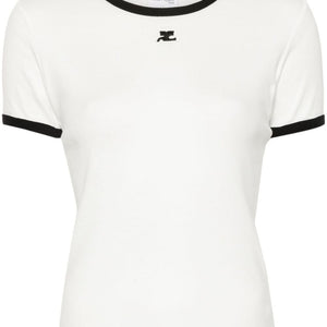 Courreges Pre Logo cotton t-shirt