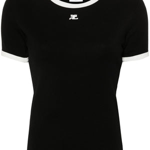 Courreges Pre Logo cotton t-shirt