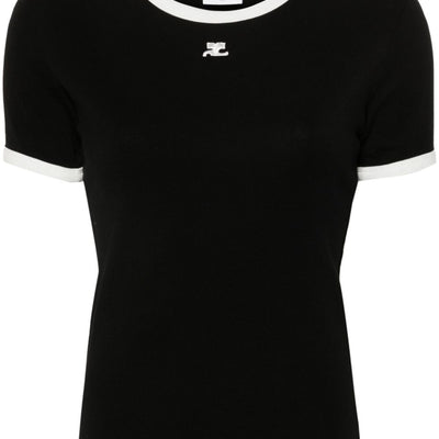 Courreges Pre Logo cotton t-shirt