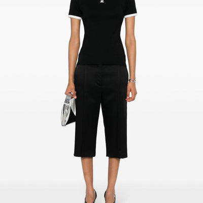 Courreges Pre Logo cotton t-shirt