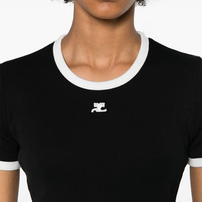 Courreges Pre Logo cotton t-shirt