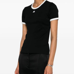 Courreges Pre Logo cotton t-shirt