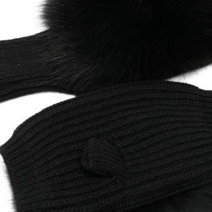 Alpo Cashmere Fur Gloves.