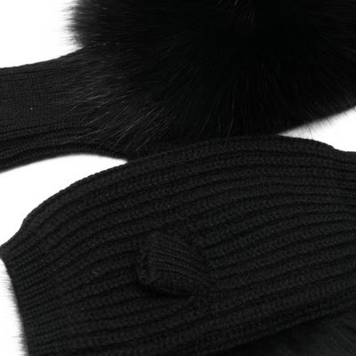 Alpo Cashmere Fur Gloves.