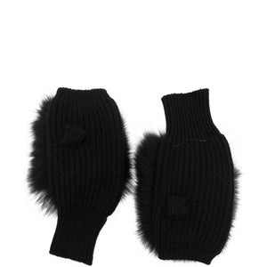 Alpo Cashmere Fur Gloves.