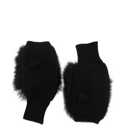 Alpo Cashmere Fur Gloves.