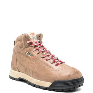 Autry Natural Suede Leather Malga Sneakers.