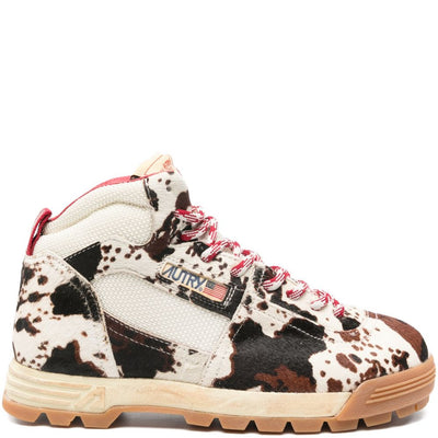 Autry MARSHMALLOW AND BROWN HORSE-EFFECT MALGA Sneakers
