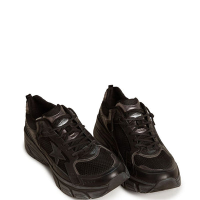 Golden Goose Women’s Lightstar with black leather Sneaker