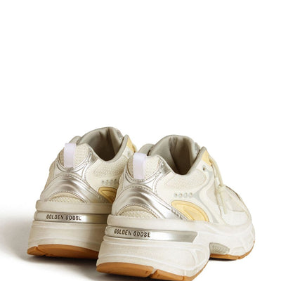 Golden Goose Lightstar Men's white leather and mesh Sneaker