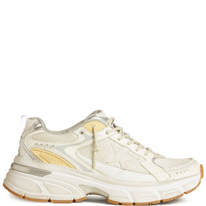 Golden Goose Lightstar Men's white leather and mesh Sneaker