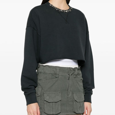Golden Goose Cotton cropped sweatshirt