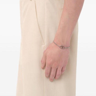 Valentino Garavani-Valentino Garavani Vlogo Signature Metal Bracelet