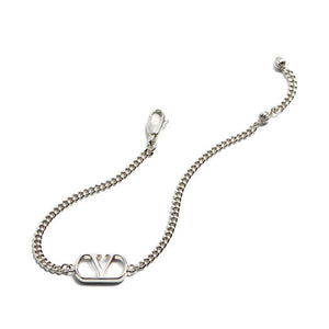 Valentino Garavani-Valentino Garavani Vlogo Signature Metal Bracelet