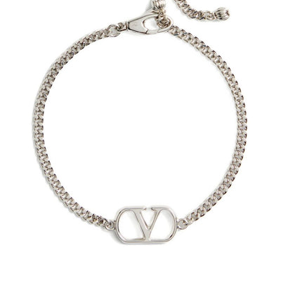 Valentino Garavani-Valentino Garavani Vlogo Signature Metal Bracelet