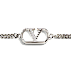 Valentino Garavani-Valentino Garavani Vlogo Signature Metal Bracelet