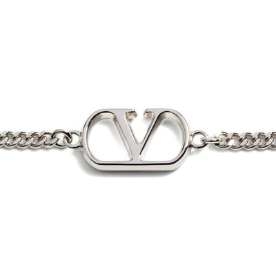 Valentino Garavani-Valentino Garavani Vlogo Signature Metal Bracelet