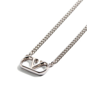 Valentino Garavani-Valentino Garavani Vlogo Signature Metal Necklace