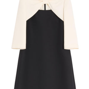 Valentino Wool and silk mini dress