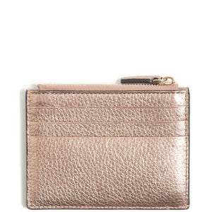 Valentino Garavani-Rockstud grainy card holder