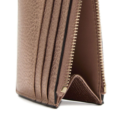 Valentino Garavani-Rockstud grainy card holder