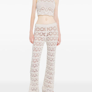 Alanui Lagoon Romance cotton trousers