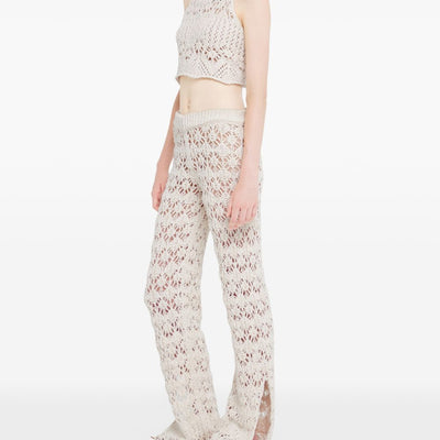 Alanui Lagoon Romance cotton trousers