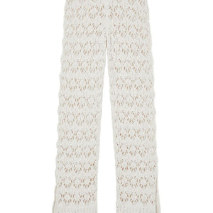 Alanui Lagoon Romance cotton trousers