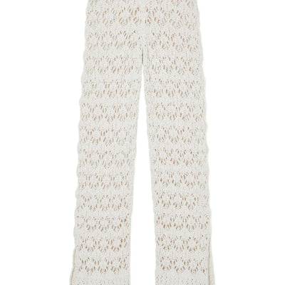 Alanui Lagoon Romance cotton trousers