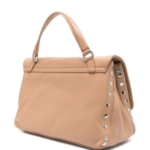 Zanellato Postina® Small Bag In Hammered Leather Brown Cantucci