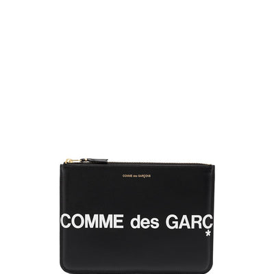 Comme Des Garcons Wallet Huge Logo Pouch