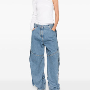 The Attico Denim cotton jeans
