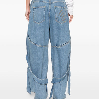 The Attico Denim cotton jeans